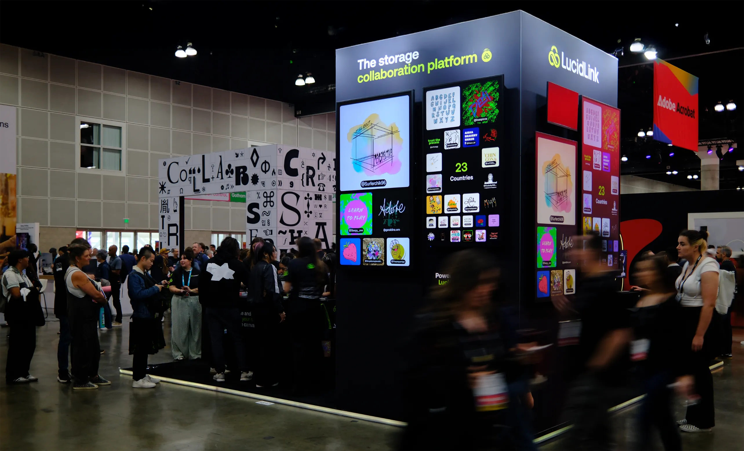 Drawn — selected build and booth work