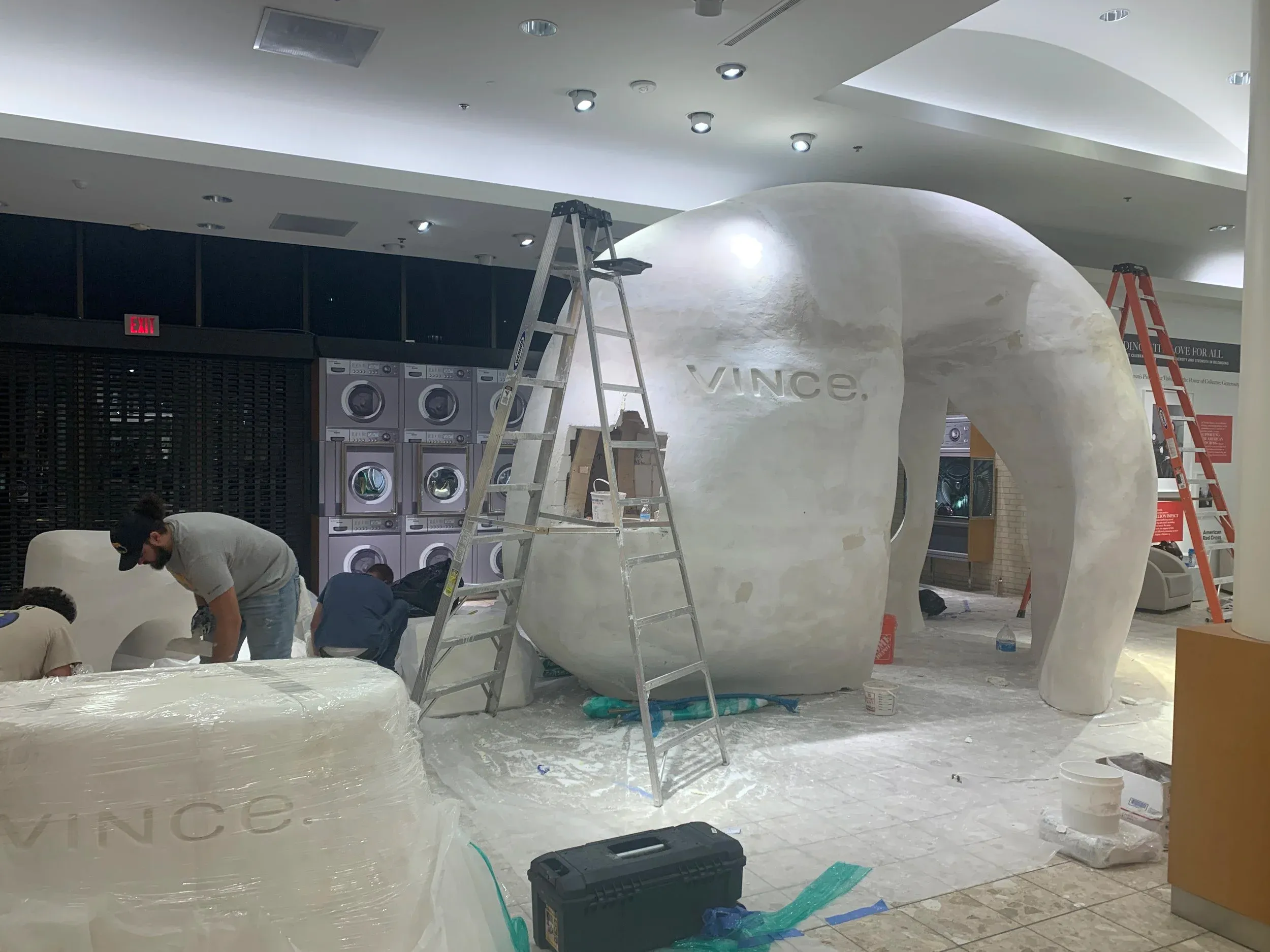 Drawn — selected build and booth work